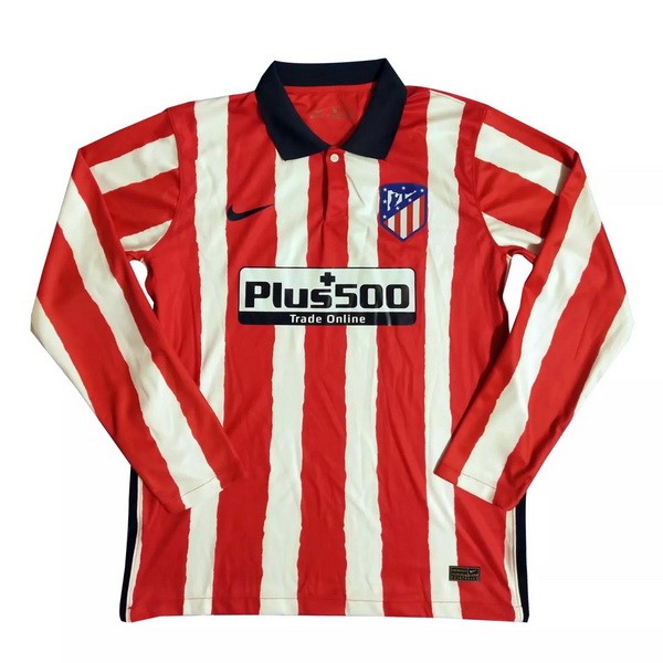 Tailandia Camiseta Atletico Madrid 1ª ML 2020-2021 Rojo